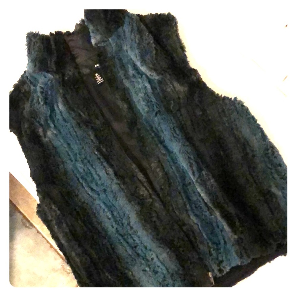 Faux fur vest
